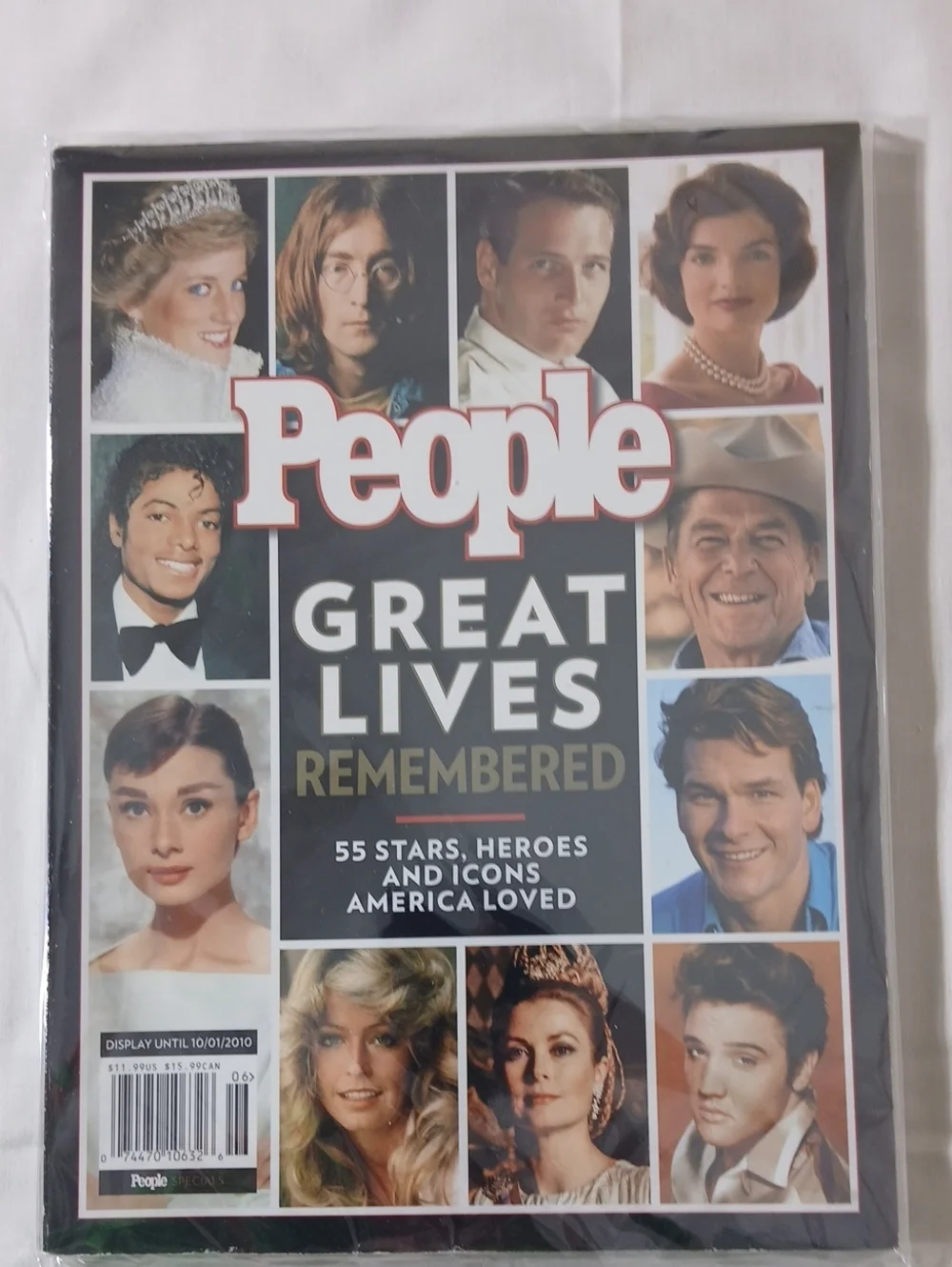 Great Lives Remembered Hardcover Book - White & Black